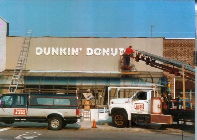 Dunkin' Donuts before the cup